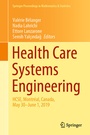 Cover: Health Care Systems Engineering - Springer