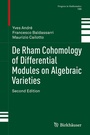 Cover: De Rham Cohomology of Differential Modules on Algebraic Varieties - Birkh&auml;user