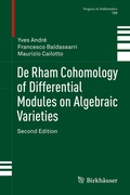 Cover: De Rham Cohomology of Differential Modules on Algebraic Varieties - Birkh&auml;user
