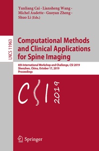 Abbildung von: Computational Methods and Clinical Applications for Spine Imaging - Springer