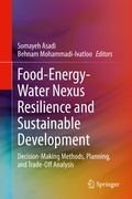 Cover: Food-Energy-Water Nexus Resilience and Sustainable Development - Springer