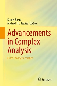 Enlarge image Cover: Advancements in Complex Analysis - Springer