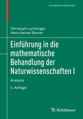 Cover: Einf&uuml;hrung in die mathematische Behandlung der Naturwissenschaften I - Birkh&auml;user