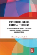 Cover: Postmonolingual Critical Thinking - Routledge