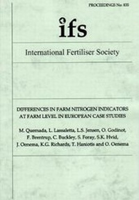 Enlarge image Cover: Differences in Farm Nitrogen Indicators at Farm Level in European Case Studies - International Fertiliser Society