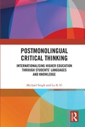 Cover: Postmonolingual Critical Thinking - Routledge