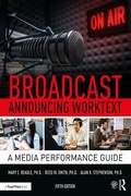 Cover: Broadcast Announcing Worktext - Routledge