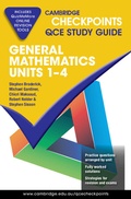 Cover: Cambridge Checkpoints QCE General Mathematics Units 1-4 - Cambridge University Press