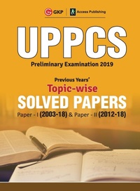 Enlarge image Cover: Uppcs 2019 Previous Years' Topic-Wise Solved Papers - G K Publications Private Limited