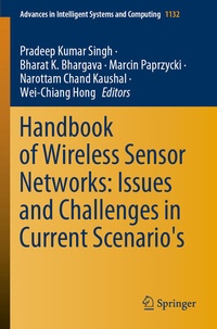 Enlarge image Cover: Handbook of Wireless Sensor Networks: Issues and Challenges in Current Scenario's - Springer