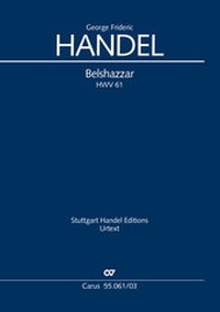 Abbildung von: Belshazzar (Klavierauszug) - Carus-Verlag