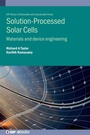 Cover: Solution-Processed Solar Cells - Institute of Physics Publishing