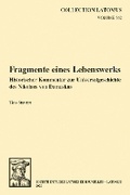 Cover: Fragmente eines Lebenswerks - Peeters Publishers