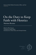 Cover: On the Duty to Keep Faith with Heretics - CLP Academic