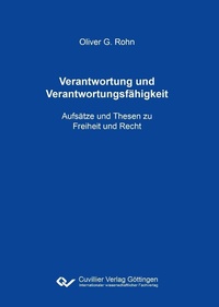 Abbildung von: Verantwortung und Verantwortungsfähigkeit - Cuvillier Verlag