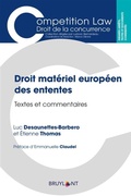 Cover: Droit mat&eacute;riel europ&eacute;en des ententes - Bruylant