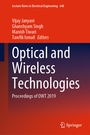 Cover: Optical and Wireless Technologies - Springer