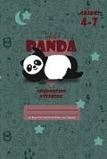 Cover: Hello Panda Primary Composition 4-7 Notebook, 102 Sheets, 6 x 9 Inch Olive Green Cover - Blurb