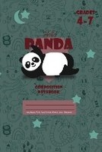 Enlarge image Cover: Hello Panda Primary Composition 4-7 Notebook, 102 Sheets, 6 x 9 Inch Olive Green Cover - Blurb