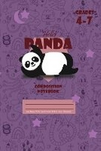 Enlarge image Cover: Hello Panda Primary Composition 4-7 Notebook, 102 Sheets, 6 x 9 Inch Purple Cover - Blurb