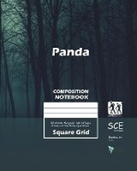 Enlarge image Cover: Panda Square Grid, Quad Ruled, Composition Notebook, 100 Sheets, Large Size 8 x 10 Inch Dark Forest Cover - Blurb