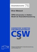 Cover: Nichtsteuerliche Instrumente schienengebundener &Ouml;PNV-Infrastruktur - GUC Gesellschaft f. Unternehmensrechnung u. Controlling