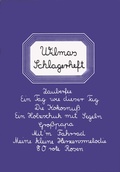 Cover: Wilmas Schlagerheft - SMV Schacht Musikverlage GmbH & Co. KG