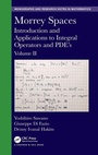 Cover: Morrey Spaces - Chapman & Hall/CRC