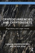 Cover: Cryptocurrencies and Cryptoassets - CRC Press