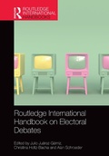 Cover: Routledge International Handbook on Electoral Debates - Routledge