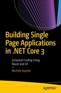 Cover: Building Single Page Applications in .NET Core 3 - APress