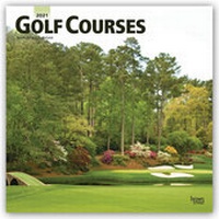 Abbildung von: Golf Courses - Golfplätze 2021 - 16-Monatskalender - Browntrout Publishers