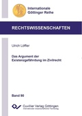Cover: Das Argument der Existenzgef&auml;hrdung im Zivilrecht - Cuvillier Verlag eBooks
