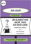 Cover: Du glaubst mir nicht, dass ich dich liebe - Presto Musikverlag Hans Gerig KG