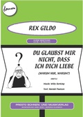 Cover: Du glaubst mir nicht, dass ich dich liebe - Presto Musikverlag Hans Gerig KG