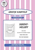 Cover: Sunday-Melody - Edition Rialto Hans Gerig KG