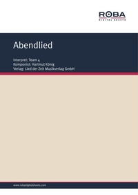 Enlarge image Cover: Abendlied - Lied der Zeit Musikverlag GmbH