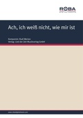 Cover: Ach, ich wei&szlig; nicht, wie mir ist - Lied der Zeit Musikverlag GmbH