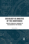 Cover: Sociology as Analysis of the Unintended - Routledge