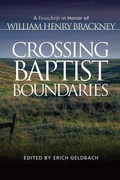 Cover: Crossing Baptist Boundaries - Mercer University Press