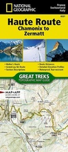 Cover: Haute Route Map [chamonix To Zermatt] - National Geographic Maps