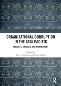 Cover: Organizational Corruption in the Asia Pacific - Routledge