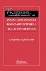 Cover: Direct and Indirect Boundary Integral Equation Methods - Chapman & Hall/CRC