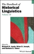 Cover: The Handbook of Historical Linguistics - Wiley