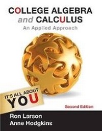 Abbildung von: College Algebra and Calculus : An Applied Approach - Brooks/Cole
