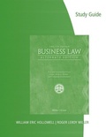 Cover: Study Guide for Miller/Cross' Business Law, Alternate Edition, 12th - Wadsworth Publishing Co Inc