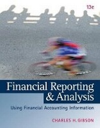 Enlarge image Cover: Financial Reporting and Analysis (with ThomsonONE Printed Access Card) - Wadsworth Publishing Co Inc