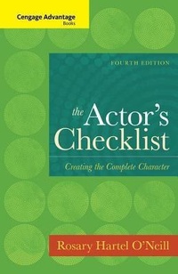 Abbildung von: The Actor's Checklist: Creating the Complete Character - Cengage Advantage Books