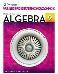 Enlarge image Cover: Intermediate Algebra : An Applied Approach - Wadsworth Publishing Co Inc