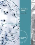 Cover: Elementary Algebra, International Edition - Brooks/Cole